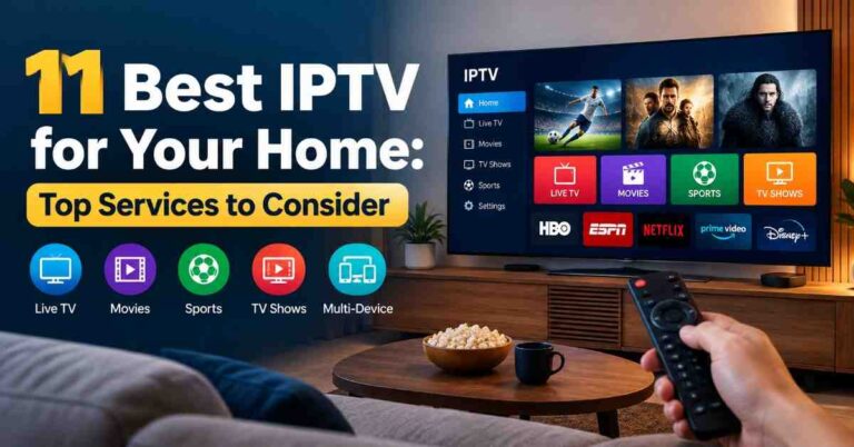11 Best IPTV for Your Home: Top Services to Consider