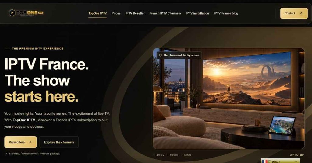 TopOne IPTV France 2026 – Live TV, Sports, Movies & VOD