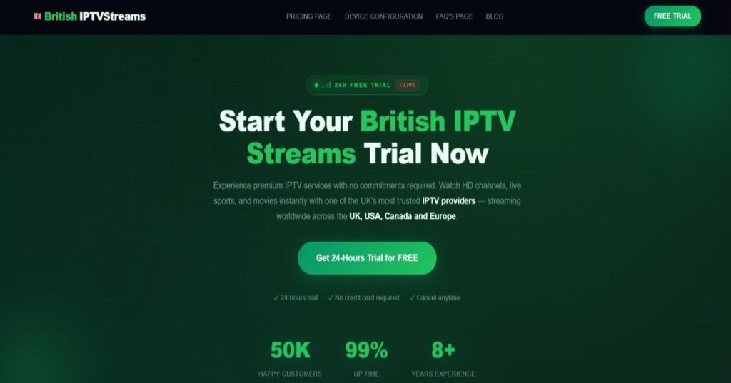 British IPTV Streams