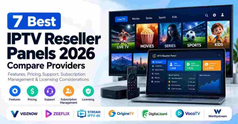 7 Best IPTV Reseller Panels 2026: Compare Providers