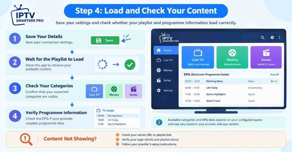 IPTV smartest Pro Setup Step 4