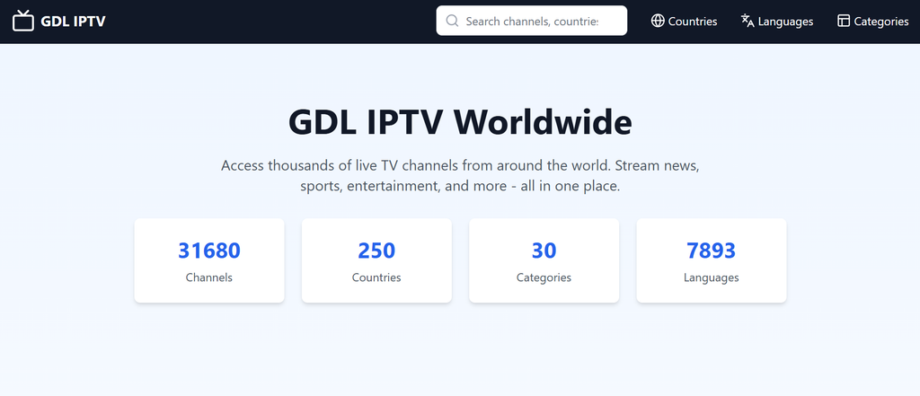 IPTV Watch TVs Live