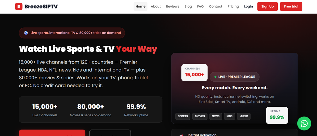 Breezes IPTV
