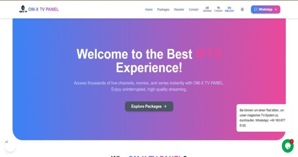 OM-X TV / OMXPanel